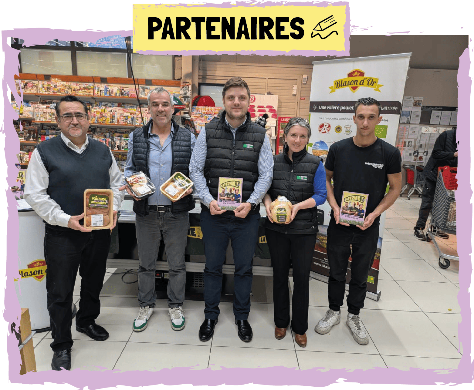 Parmi les premiers partenaires “CLIENT” : Intermarché Moustajon 👏